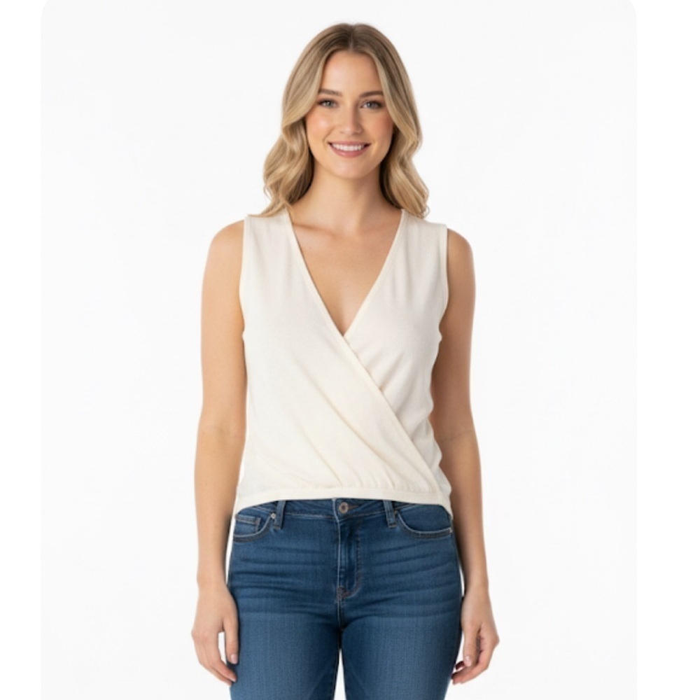 Mine ivory color top size medium new with tags